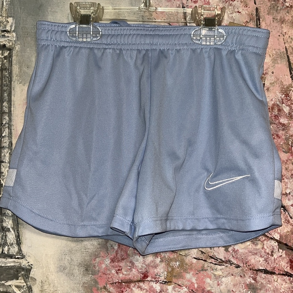 Nike Light Blue Shorts Girls Dri-Fit size S NWT